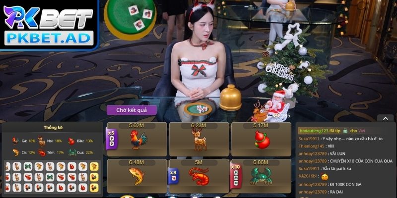 Sức hút của trò chơi bầu cua Pkbet 
