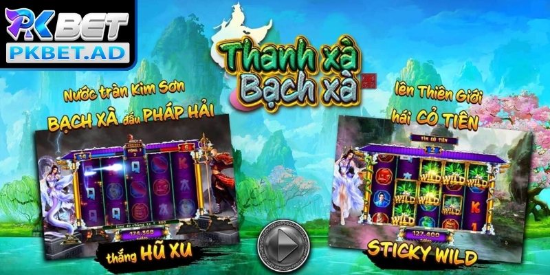 Khám phá siêu phẩm nổ hũ thanh xà bạch xà Pkbet 
